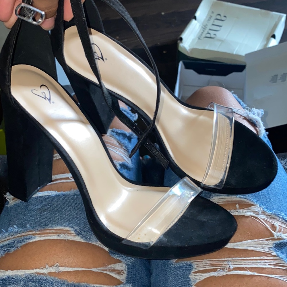 black heels